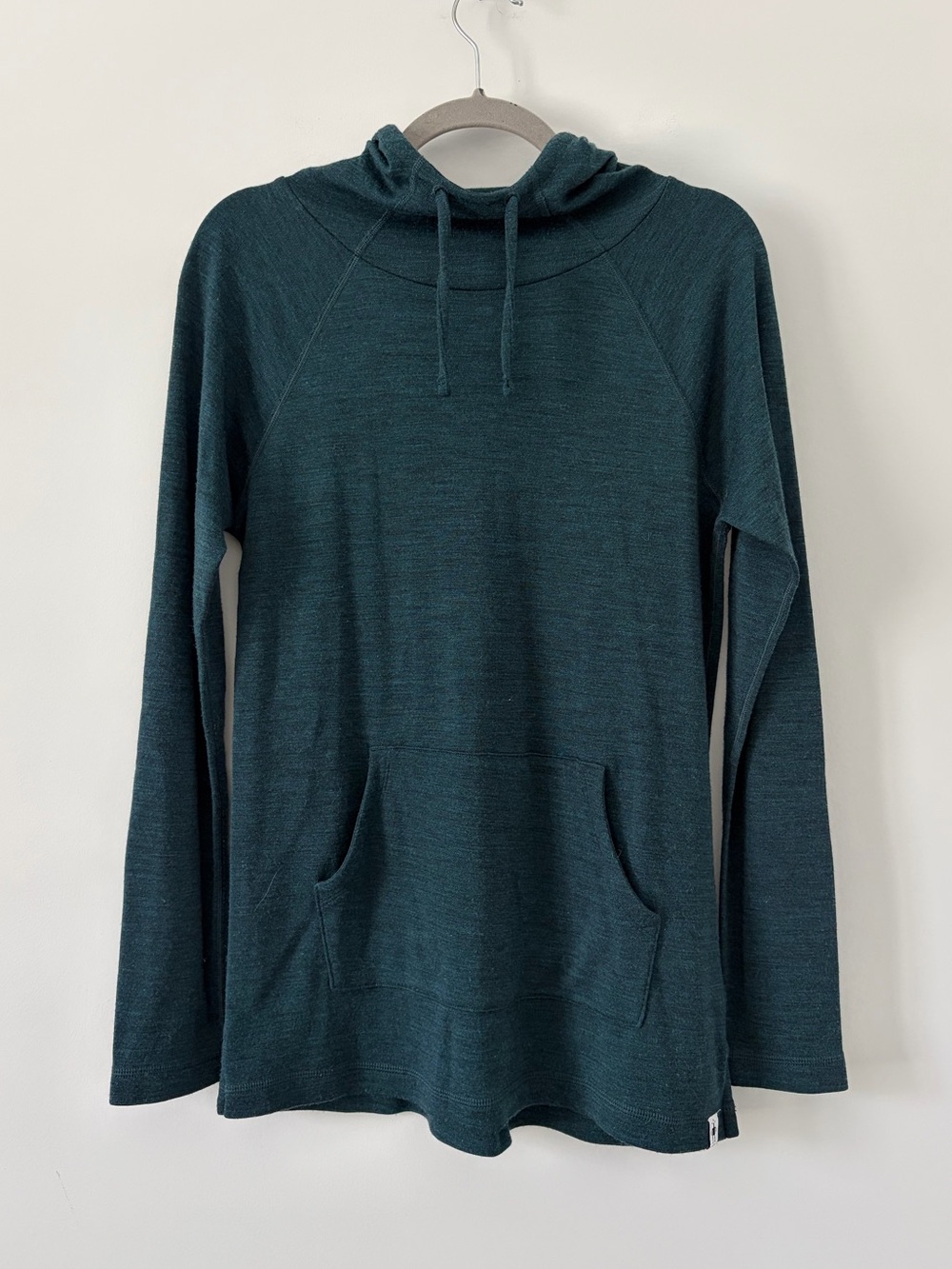 Smartwool Women’s Thermal Merino 250 Drape Neck Hoodie Twilight Blue Heather M